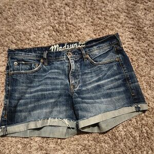 Madewell Women's Blue Denim Shorts